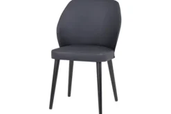 Eetkamerstoelen-Caggia Eetkamerstoel Must