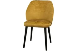 Eetkamerstoelen-Caggia Eetkamerstoel Must