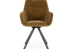 Eetkamerstoelen-By-Boo Eetkamerstoel Mustard 240096 Bliss II