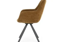 Eetkamerstoelen-By-Boo Eetkamerstoel Mustard 240096 Bliss II