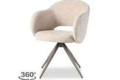Eetkamerstoelen-Label51 Eetkamerstoel Naturel FE-92.008 Lela