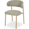 Eetkamerstoelen-Livingfurn Eetkamerstoel Oak Micah