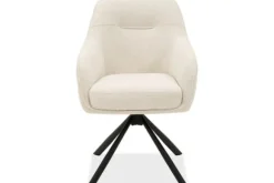 Eetkamerstoelen-Elviro Style Eetkamerstoel Off White Raven 22 Madie