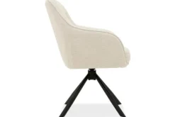 Eetkamerstoelen-Elviro Style Eetkamerstoel Off White Raven 22 Madie