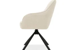 Eetkamerstoelen-Elviro Style Eetkamerstoel Off White Raven 22 Madie