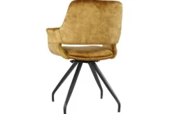 Best Eetkamerstoel Oker Velvet Capp Eetkamerstoelen