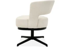 Eetkamerstoelen-Monari Design Eetkamerstoel Puente Cremé Wit Verto