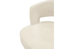 Eetkamerstoelen-Monari Design Eetkamerstoel Puente Cremé Wit Verto