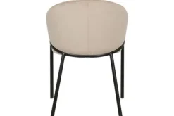 Eetkamerstoelen-Tweede Kans Eetkamerstoel S4578 Khaki Velvet