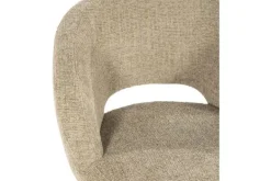 Eetkamerstoelen-Eleonora Meubelen Eetkamerstoel Taupe 96475 Alissa