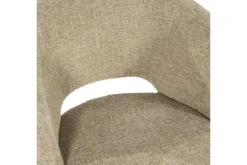 Eetkamerstoelen-Eleonora Meubelen Eetkamerstoel Taupe 96475 Alissa