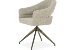 Eetkamerstoelen-Eleonora Meubelen Eetkamerstoel Taupe 96457 Hailey