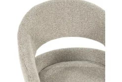 Eetkamerstoelen-Eleonora Meubelen Eetkamerstoel Taupe 96457 Hailey