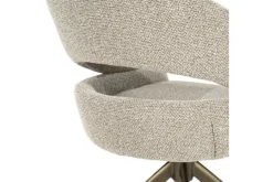 Eetkamerstoelen-Eleonora Meubelen Eetkamerstoel Taupe 96457 Hailey
