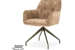 Best Eetkamerstoel Taupe 96459 Hugo Eetkamerstoelen