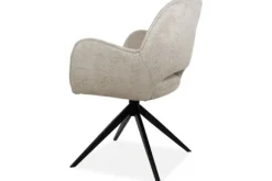 Eetkamerstoelen-MySons Eetkamerstoel Taupe Alicia