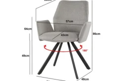 Best Eetkamerstoel Taupe Diana Eetkamerstoelen