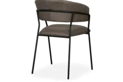 Outlet Eetkamerstoel Taupe YN-83.015 Luuk Eetkamerstoelen