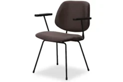 Eetkamerstoelen-Label51 Eetkamerstoel Taupe ZM-88.009 Gastron