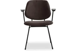 Eetkamerstoelen-Label51 Eetkamerstoel Taupe ZM-88.009 Gastron