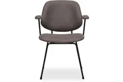 Outlet Eetkamerstoel Taupe ZM-88.007 Rivano Eetkamerstoelen