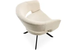 Best Eetkamerstoel Tyler Cream - zwart Ekoda Eetkamerstoelen