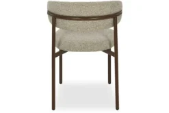 Eetkamerstoelen-Livingfurn Eetkamerstoel Walnut Micah