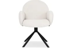 Eetkamerstoelen-Tower Living Eetkamerstoel White Imola