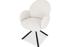 Eetkamerstoelen-Tower Living Eetkamerstoel White Imola