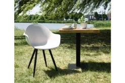 Eetkamerstoelen-Label51 Eetkamerstoel Wit FF-45.000 Luca