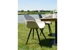 Eetkamerstoelen-Label51 Eetkamerstoel Wit FF-45.000 Luca