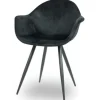 Eetkamerstoelen-Label51 Eetkamerstoel Zwart FF-45.035 Forli