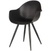 Eetkamerstoelen-Label51 Eetkamerstoel Zwart FF-45.006 Luca