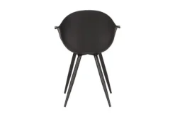 Eetkamerstoelen-Label51 Eetkamerstoel Zwart FF-45.006 Luca