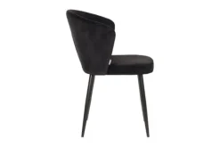 Eetkamerstoelen-Label51 Eetkamerstoel Zwart UK-30.395 Wave