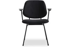 New Eetkamerstoel Zwart ZM-88.019 Gastron Eetkamerstoelen