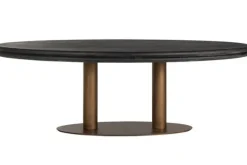Eettafels-Richmond Interiors Eetkamertafel black rustic 210955 Macaron
