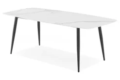 Eettafels-Leska Eetkamertafel  Dalhem Wit