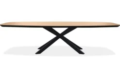 Eettafels-Country Style Eetkamertafel Danois Zwart