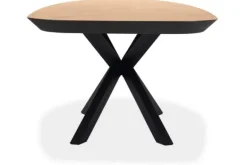 Eettafels-Country Style Eetkamertafel Danois Zwart