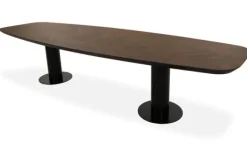 Eettafels-Country Style Eetkamertafel Giovi Zwart