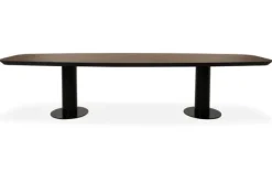 Eettafels-Country Style Eetkamertafel Giovi Zwart