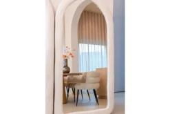 Eetkamerstoelen-Richmond Interiors Eetstoel 212319 Beige Chenille  Stella