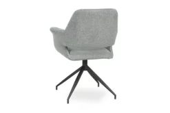 Eetkamerstoelen-Veyron Eetstoel - grijs Maeve