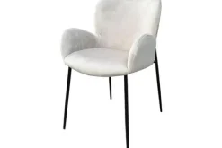 Eetkamerstoelen-Richmond Interiors Eetstoel 212331 Khaki Velvet Amber