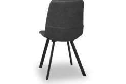 Eetkamerstoelen-Olijk Eetstoel Antraciet Jarno