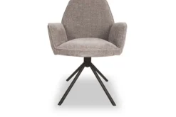 Eetkamerstoelen-Tower Living Eetstoel Beige Grey Amaro