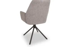 Eetkamerstoelen-Tower Living Eetstoel Beige Grey Amaro