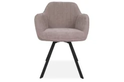 Eetkamerstoelen-Tower Living Eetstoel Beige Grey Bruno