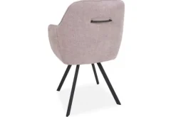 Eetkamerstoelen-Tower Living Eetstoel Beige Grey Bruno